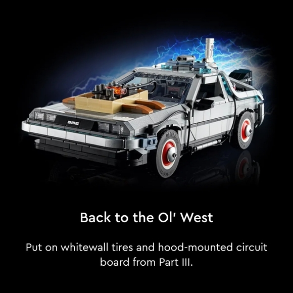 Lego Back To The Furure DeLorean Time Machine Set (10300) 1872 pcs - Picture 10 of 11